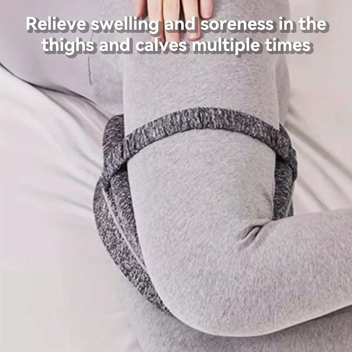 Memory Foam Orthopedic Knee Pillow For Side Sleepers- Sciatica, Hip & Back Pain Relief.